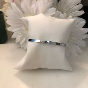 Love Bangle Bracelet Adjustable Slider Chain